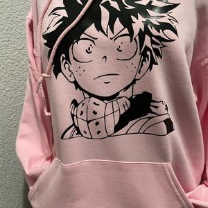 Pink hoodie